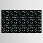 Lime Hawk Moths Night Tablecloth Gallery Image 2