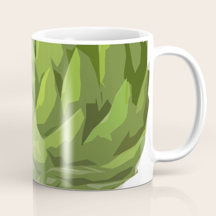 Artichoke Antique Botanical Print Coffee Mug Gallery Image 1