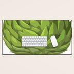 Artichoke Antique Botanical Print Desk Mat Gallery Image 1