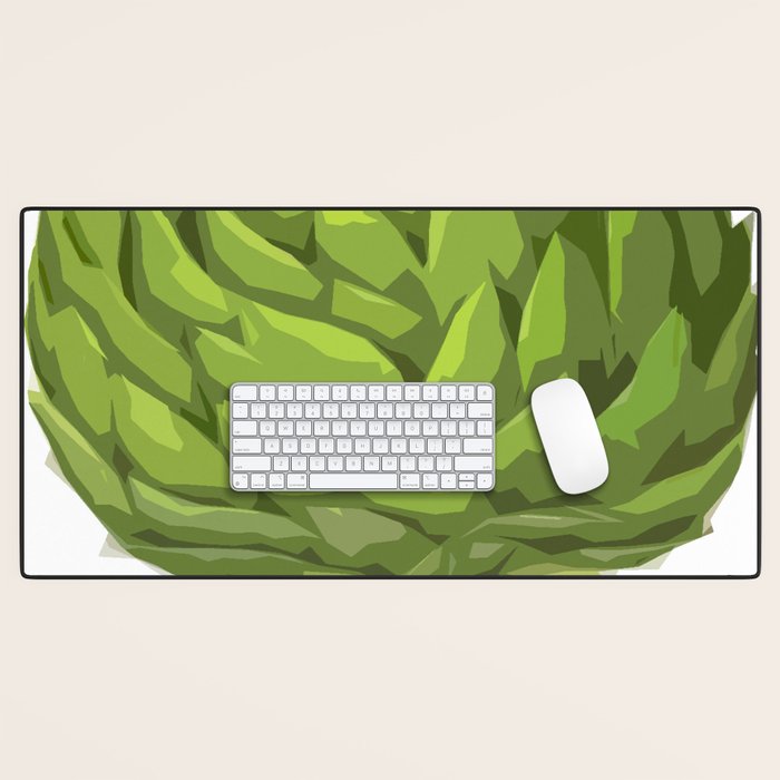Artichoke Antique Botanical Print Desk Mat Gallery Image 1