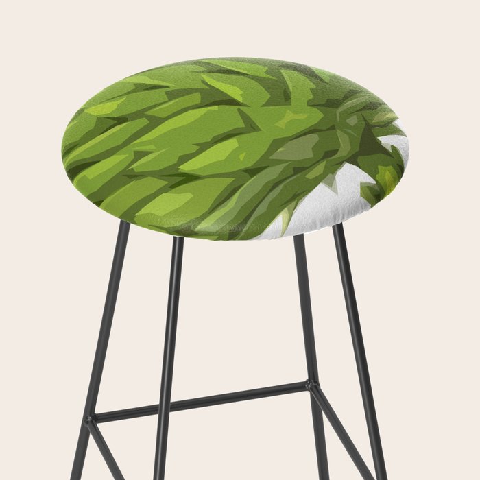 Artichoke Antique Botanical Print Stool Gallery Image 2
