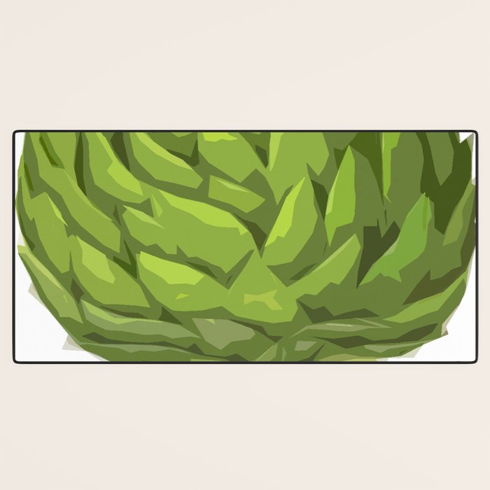 Artichoke Antique Botanical Print Desk Mat Gallery Image 3