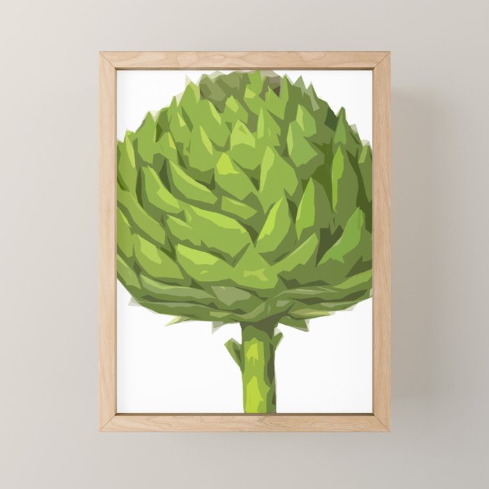 Artichoke Antique Botanical Print Mini Art Print Gallery Image 1