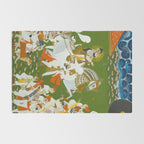 Maharana Bhim Singh in Procession Indian Miniature Painting  Rug Gallery Image 2