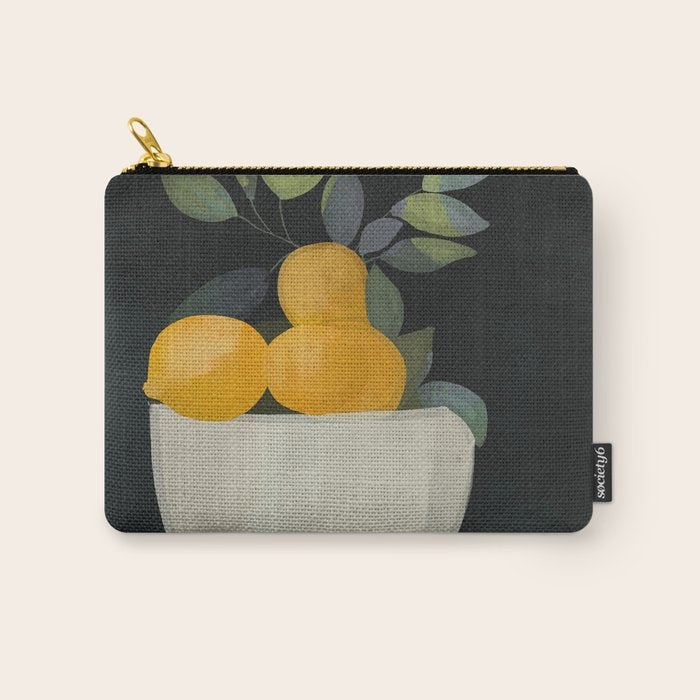 Bowl of Lemons Carry All Pouch Gallery Image 1