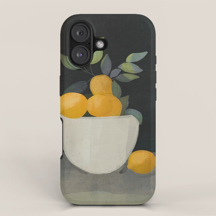 Bowl of Lemons iPhone Case Gallery Image 1