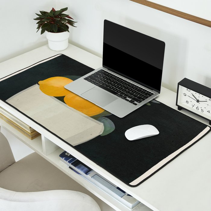 Bowl of Lemons Desk Mat Gallery Image 2