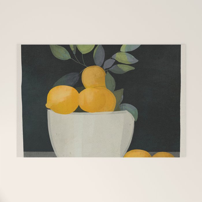Bowl of Lemons Welcome Mat Gallery Image 1