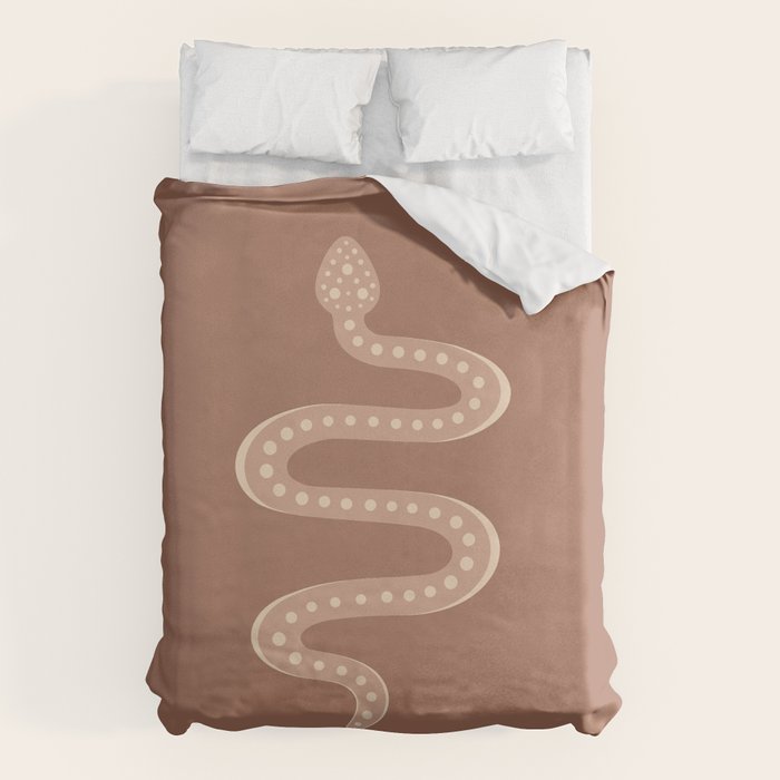 Minimal Snake - Neutral Rose Duvet Cover Gallery Image 6