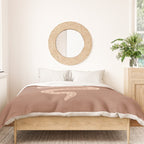 Minimal Snake - Neutral Rose Duvet Cover Gallery Image 3