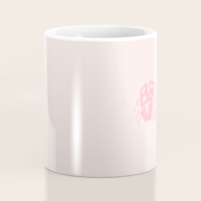 Bride Vibes in Pink Coffee Mug Gallery Image 4