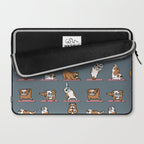 English Bulldog Yoga Laptop Sleeve Gallery Image 2