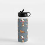 English Bulldog Yoga Water Bottle Gallery Image 1