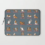 English Bulldog Yoga Laptop Sleeve Gallery Image 1