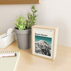 Mount Rainier Retro National Park Poster Mini Art Print Gallery Image 2