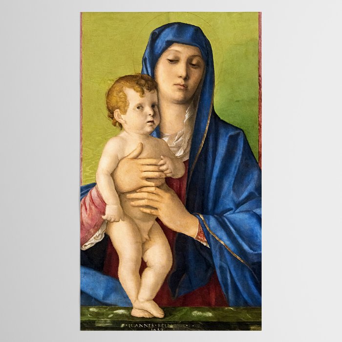 Giovanni Bellini "Madonna of the Small Trees (Madonna degli Alberetti)" Tablecloth Gallery Image 2