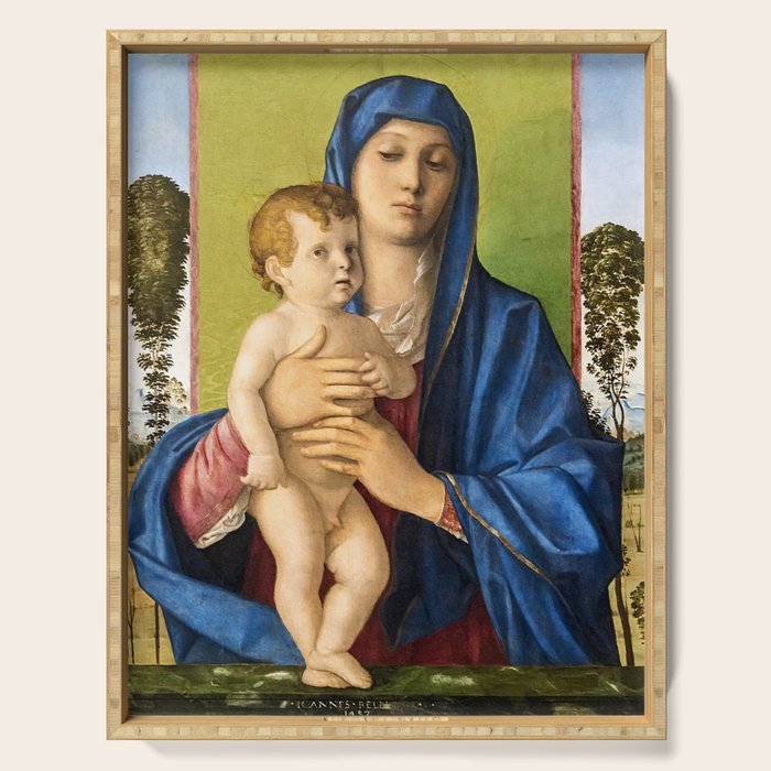 Giovanni Bellini "Madonna of the Small Trees (Madonna degli Alberetti)" Serving Tray Gallery Image 1
