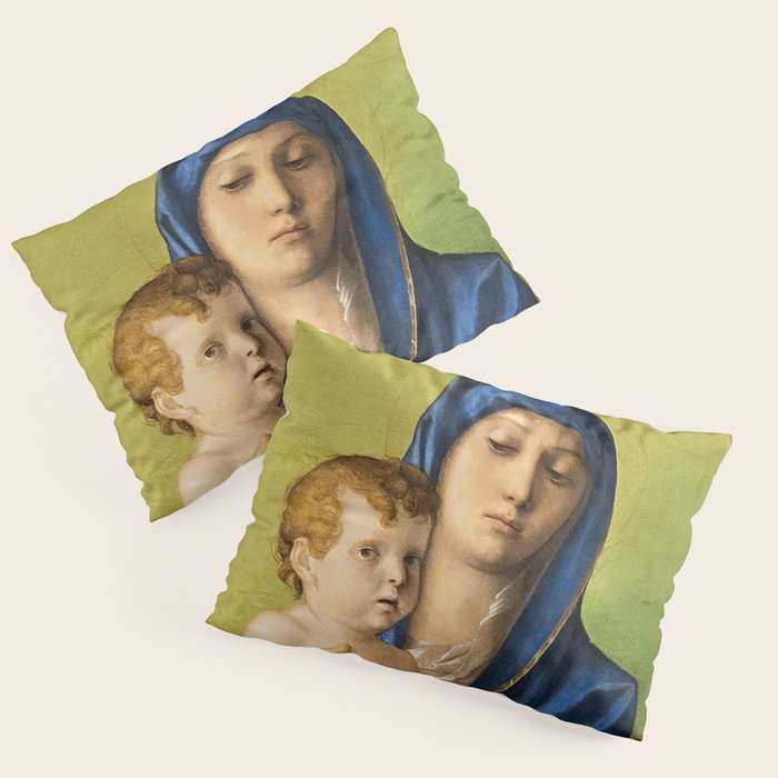 Giovanni Bellini "Madonna of the Small Trees (Madonna degli Alberetti)" Pillow Sham Gallery Image 1
