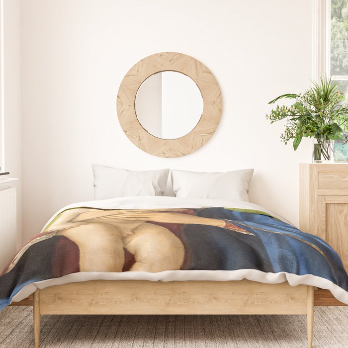 Giovanni Bellini "Madonna of the Small Trees (Madonna degli Alberetti)" Duvet Cover Gallery Image 3