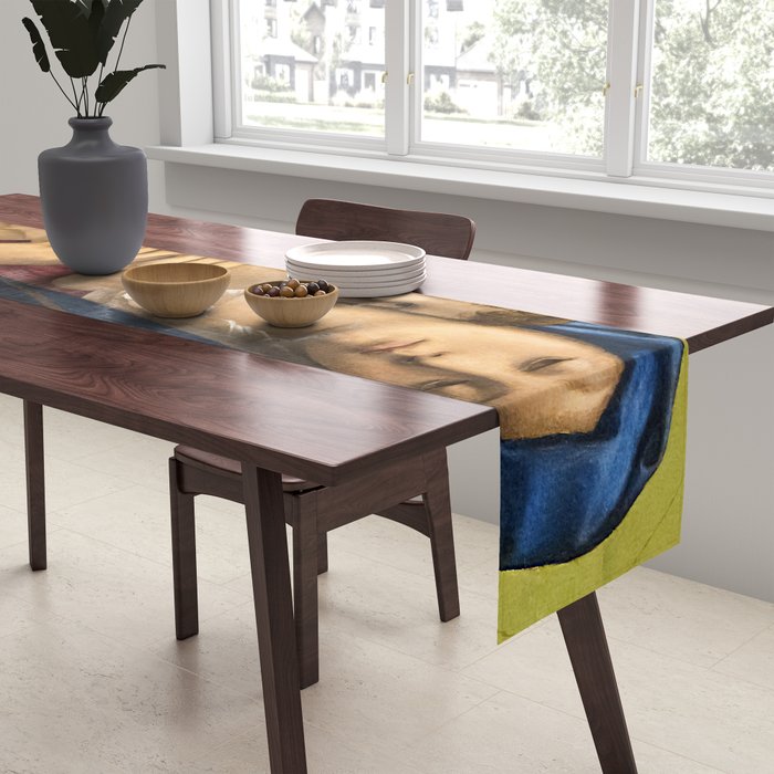 Giovanni Bellini "Madonna of the Small Trees (Madonna degli Alberetti)" Table Runner Gallery Image 2