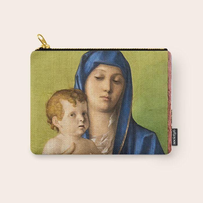 Giovanni Bellini "Madonna of the Small Trees (Madonna degli Alberetti)" Carry All Pouch Gallery Image 1