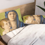 Giovanni Bellini "Madonna of the Small Trees (Madonna degli Alberetti)" Pillow Sham Gallery Image 2
