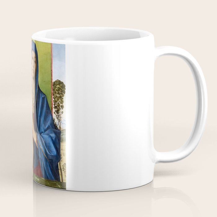 Giovanni Bellini "Madonna of the Small Trees (Madonna degli Alberetti)" Coffee Mug Gallery Image 1