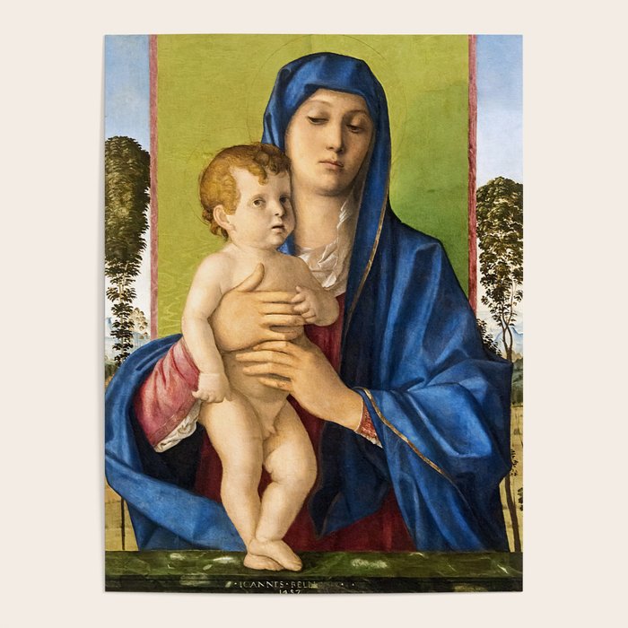 Giovanni Bellini "Madonna of the Small Trees (Madonna degli Alberetti)" Poster Gallery Image 4