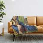 Giovanni Bellini "Madonna of the Small Trees (Madonna degli Alberetti)" Throw Blanket Gallery Image 1