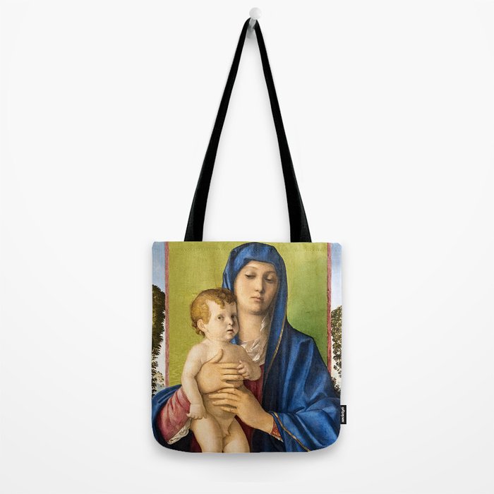 Giovanni Bellini "Madonna of the Small Trees (Madonna degli Alberetti)" Tote Bag Gallery Image 2