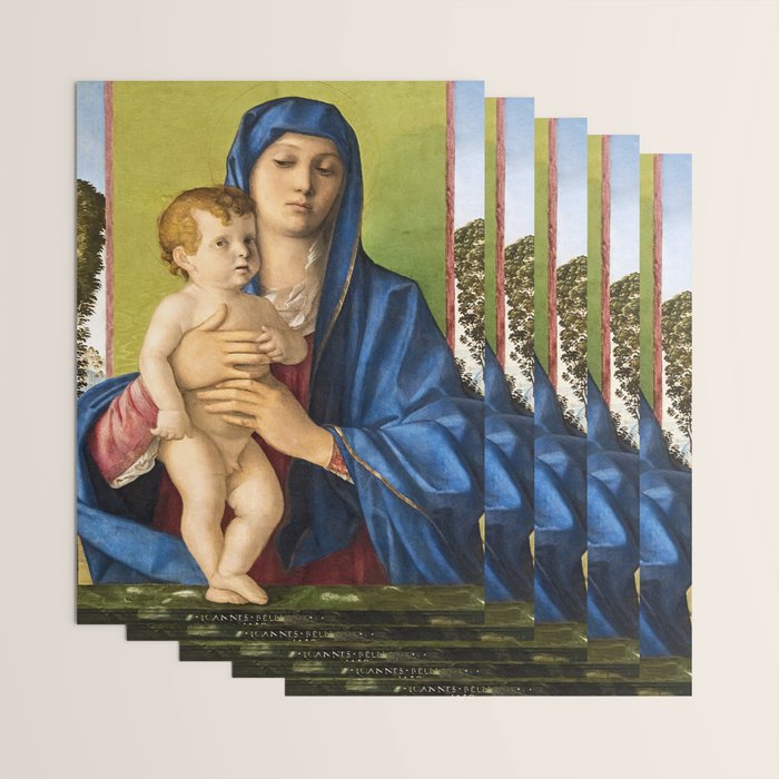 Giovanni Bellini "Madonna of the Small Trees (Madonna degli Alberetti)" Wrapping Paper Gallery Image 3