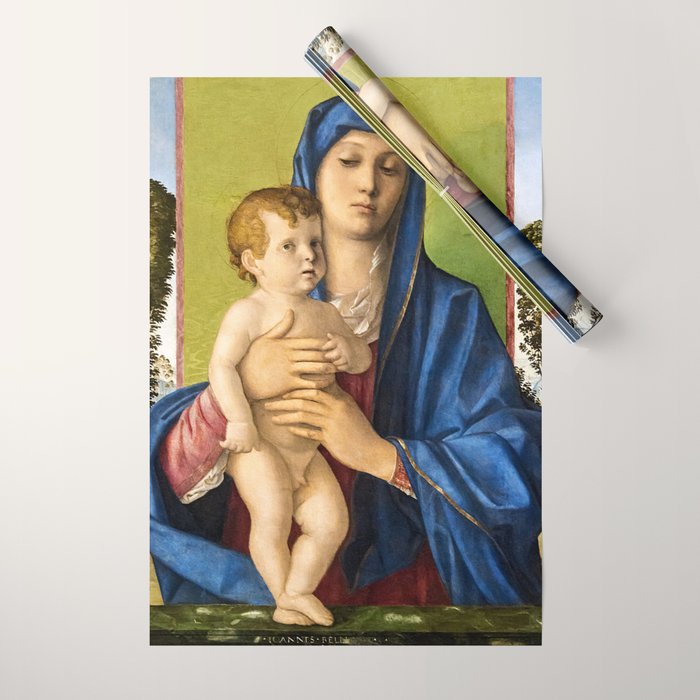 Giovanni Bellini "Madonna of the Small Trees (Madonna degli Alberetti)" Wrapping Paper Gallery Image 1