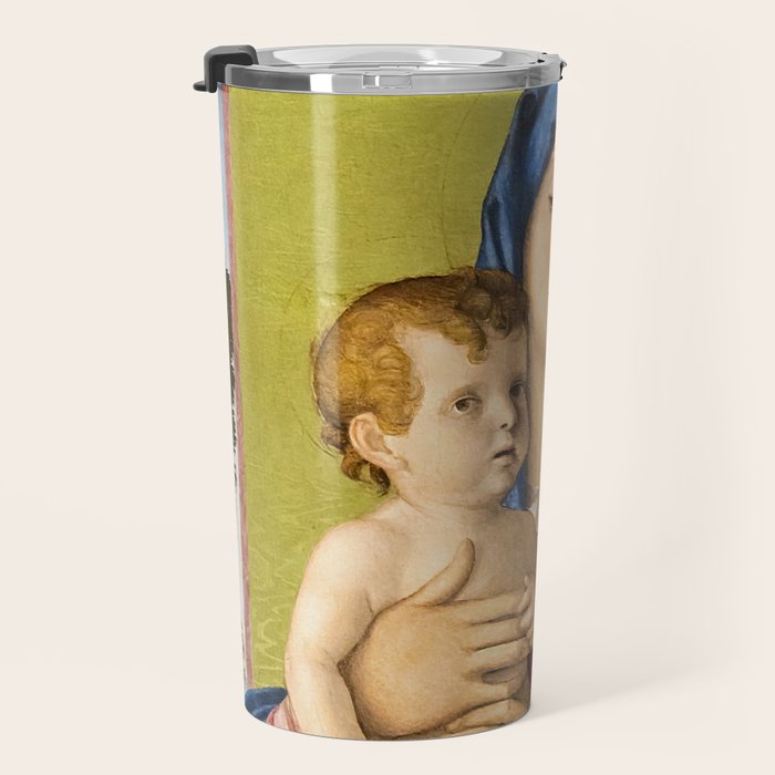 Giovanni Bellini "Madonna of the Small Trees (Madonna degli Alberetti)" Travel Mug Gallery Image 3