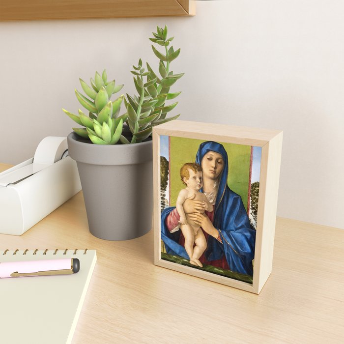 Giovanni Bellini "Madonna of the Small Trees (Madonna degli Alberetti)" Mini Art Print Gallery Image 2
