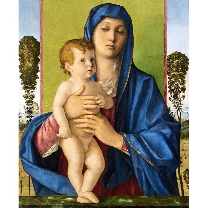 Giovanni Bellini "Madonna of the Small Trees (Madonna degli Alberetti)" Coffee Mug Gallery Image 2