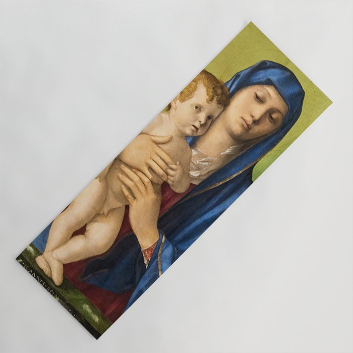 Giovanni Bellini "Madonna of the Small Trees (Madonna degli Alberetti)" Yoga Mat Gallery Image 1