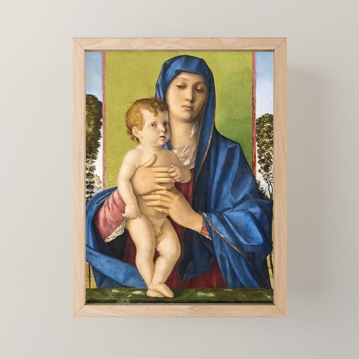 Giovanni Bellini "Madonna of the Small Trees (Madonna degli Alberetti)" Mini Art Print Gallery Image 1