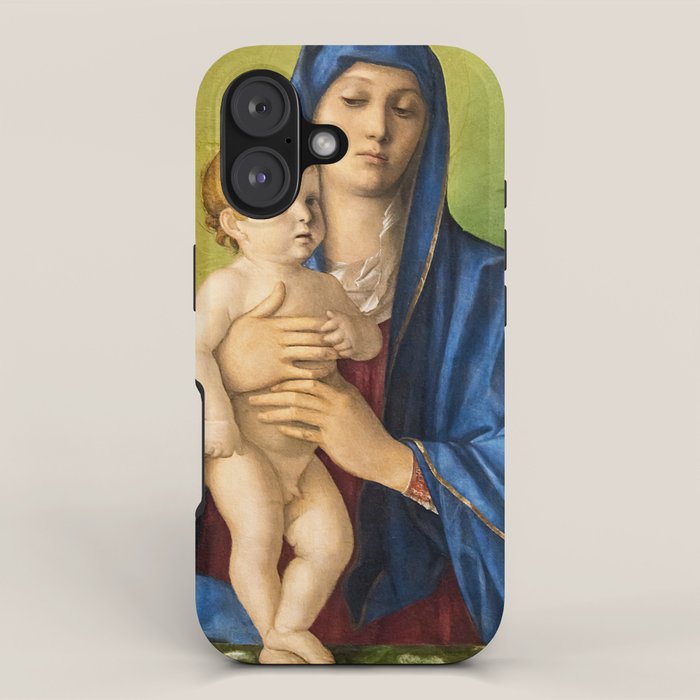 Giovanni Bellini "Madonna of the Small Trees (Madonna degli Alberetti)" iPhone Case Gallery Image 1