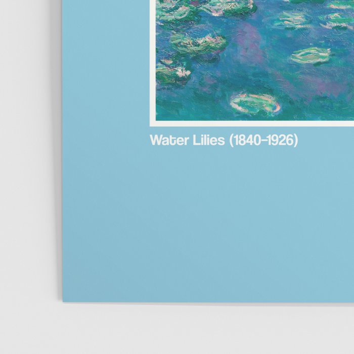 Monet Water Lilies Poster Gallery Image 3