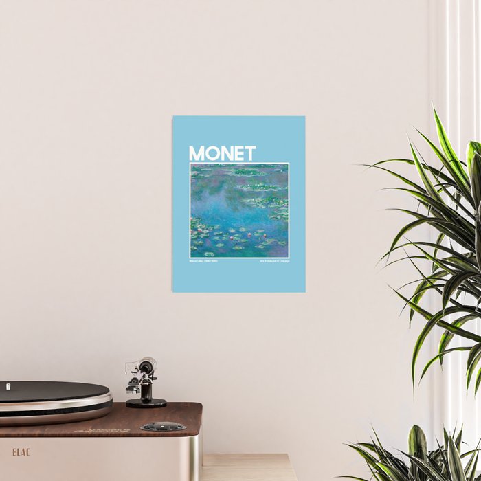 Monet Water Lilies Poster Gallery Image 2
