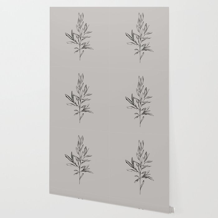 Elegant Olive Branch Wallpaper Gallery Image 2