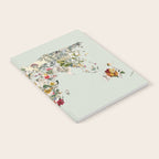 Vintage Botanical World Green Notebook Gallery Image 2