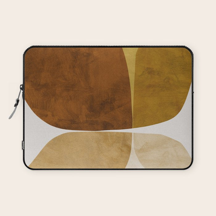 Gold Flower Laptop Sleeve Gallery Image 1