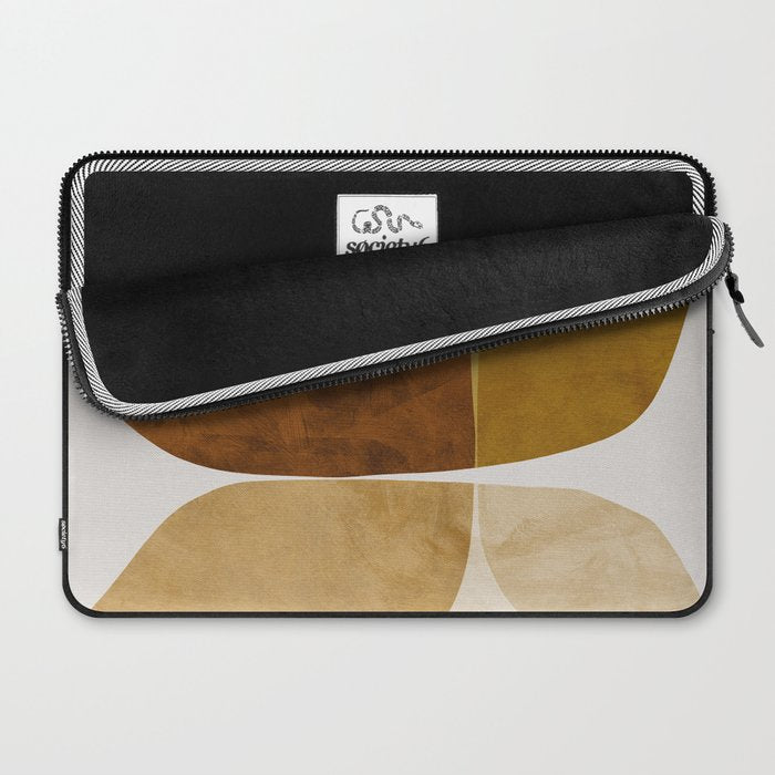 Gold Flower Laptop Sleeve Gallery Image 2