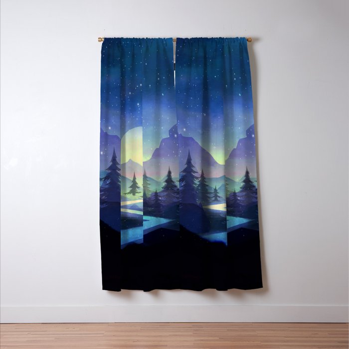 Touching the Stars Window Curtain Gallery Image 3