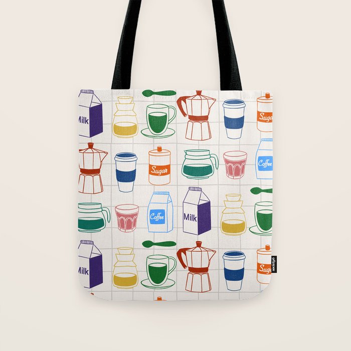 Cafe time Tote Bag Gallery Image 1