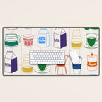 Cafe time Desk Mat Gallery Image 1