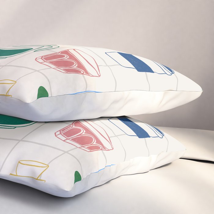 Cafe time Pillow Sham Gallery Image 3