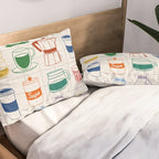 Cafe time Pillow Sham Gallery Image 2