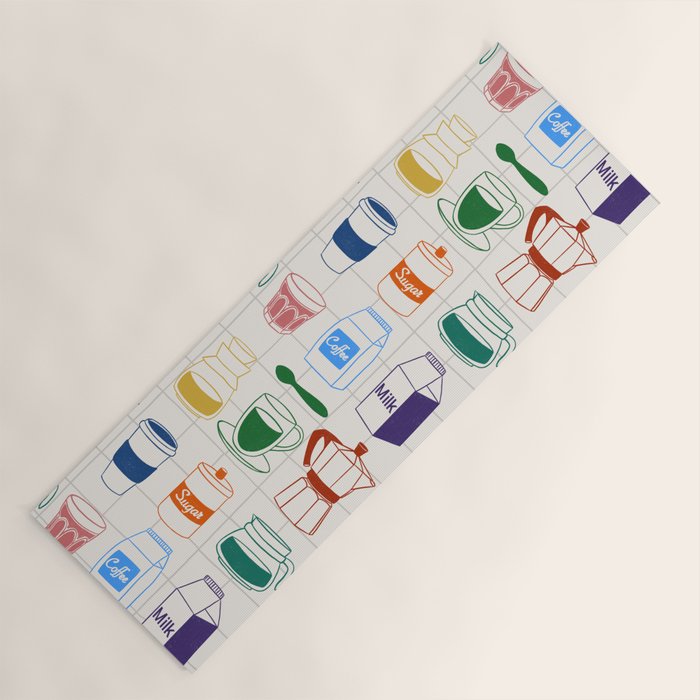 Cafe time Yoga Mat